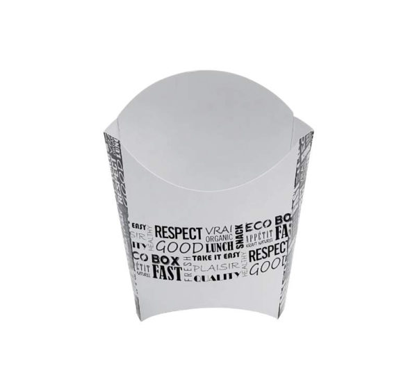 Žepek za krompirček 130x80x135mm, Black&White [9 kos/pak]