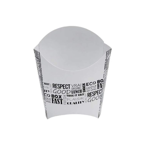 Žepek za krompirček 130x80x135mm, Black&White [9 kos/pak]