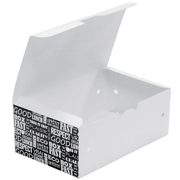 Papirnata embalaža 114x73x45mm, Black&White (100 kos/pak)