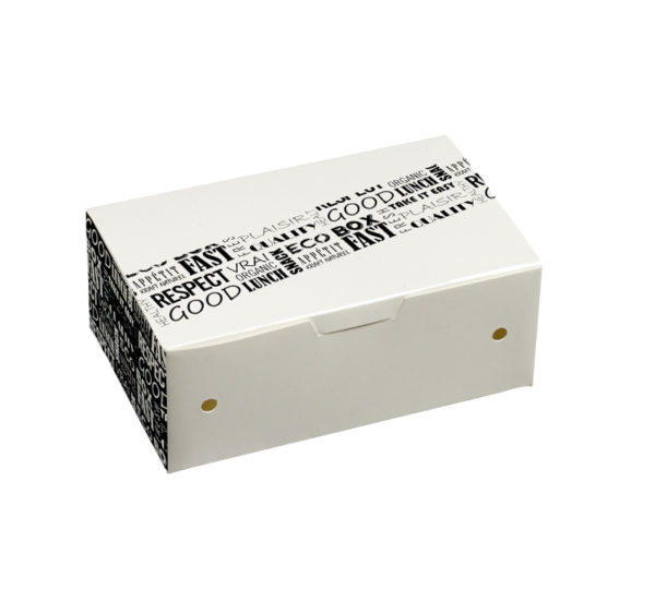 Papirnata embalaža 114x73x45mm, Black&White (100 kos/pak)