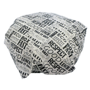 Ovojni papir za hamburgerje 330х250mm, Black&White (750 kos/pak)