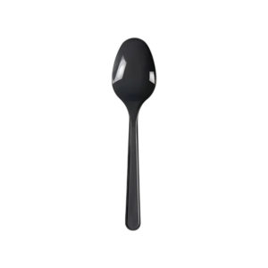 Plastična žlica PP 18,5 cm temno siva 50 kos