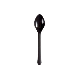 Plastična žlica PP 14 cm temno siva 100 kos