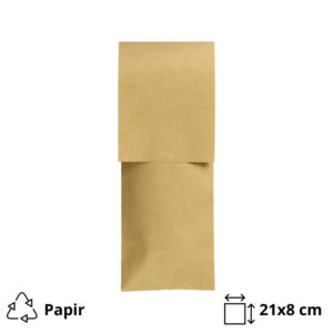 Žepek za pribor 210×80 mm kraft 100 kos