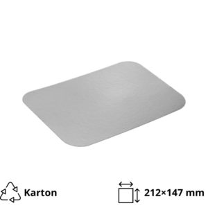 Pokrov za alu posodice 900 ml 212×147 mm 100 kos