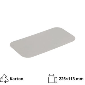 Pokrov za alu posodice 950 ml 225×113 mm 100 kos