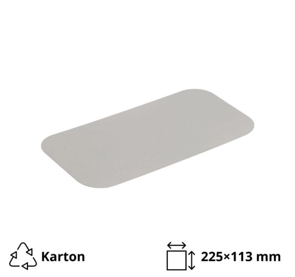 Pokrov za alu posodice 950 ml 225×113 mm 100 kos