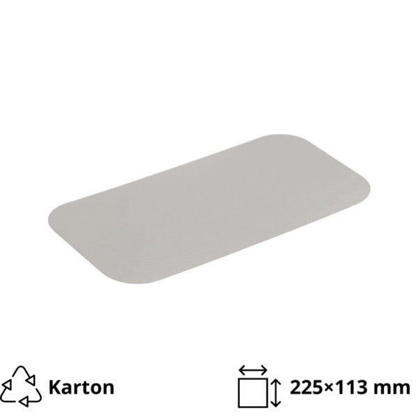 Pokrov za alu posodice 950 ml 225×113 mm 100 kos