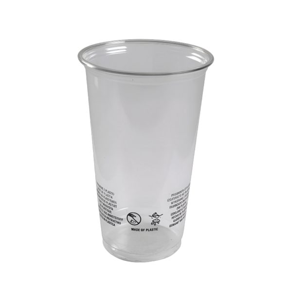 Kozarec PET 500 ml d=93 mm prozoren čvrsti 50 kos