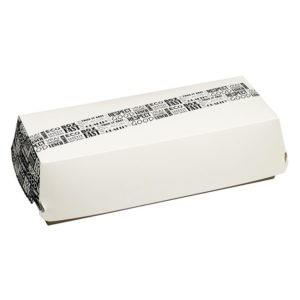 Papirnata posoda 260х120х70 mm, 2100 ml, Black&White (50 kos/pak)