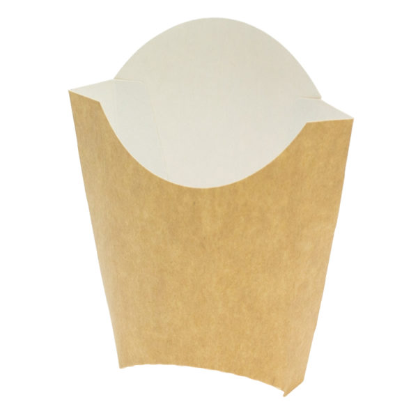 Žepek za krompirček Fry Pack 130x93x38 mm, kraft (L) 50 kos