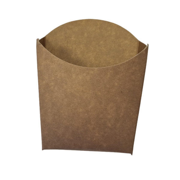 Žepek za krompirček Fry Pack 130x93x38 mm, kraft (L) 50 kos