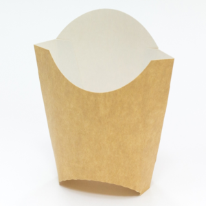 Žepek za krompirček Fry Pack 130x93x40 mm, kraft (L) (100 kos/pak)