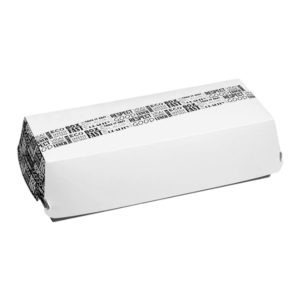 Papirnata posoda 2100 ml 260х120х70 mm Black&White 50 kos