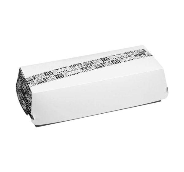 Papirnata posoda 2100 ml 260х120х70 mm Black&White 50 kos