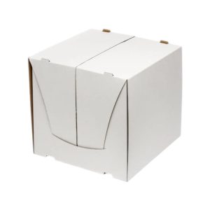 Škatla za torte 310x310x300 mm, bela