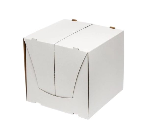 Škatla za torte 310x310x300 mm, bela