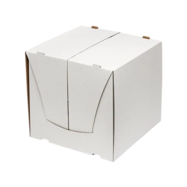 Škatla za torte 310x310x300 mm, bela