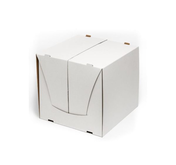 Škatla za torte 310x310x300 mm, bela