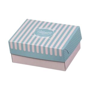 Škatla s pokrovom za sladice 19×14.5×8 cm ALUMINIUM PATISSERIE [15 kos/pak]