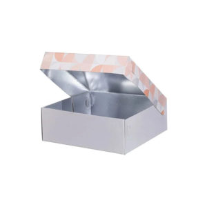 Škatla s pokrovom za sladice 25x25x8 cm  SWEET & FRESH