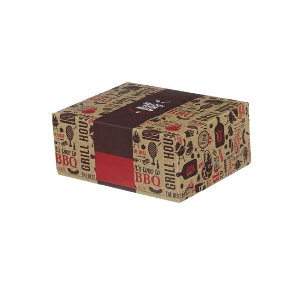 Papirnata posoda ENJOY GRILL, BBQ Aluminium 190x145x80 mm [12 kos/pak]