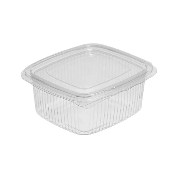 Posoda z ravnim pokrovom PET 500 ml 100x112x55 prozorna [100 kos/pak]