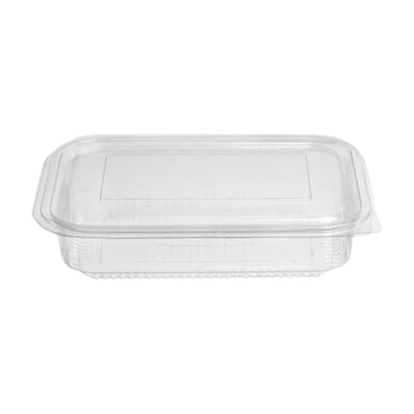 Posoda z ravnim pokrovom PET 1250 ml 212x152x45 prozorna [50 kos/pak]