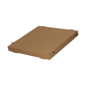 Škatla za pizzo 300x300x40 mm mikro-val karton kraft [100 kos/pak]