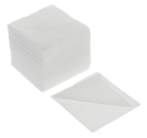 Papirnati prtički 2 sl 24×24 cm 250 kos/pak, beli