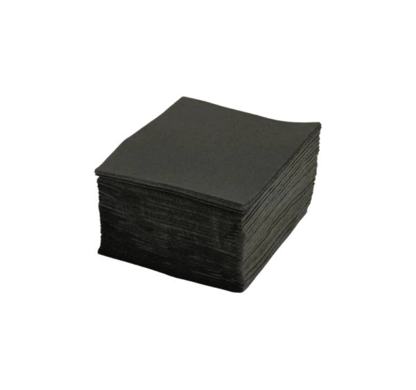 Papirnate serviete 2 sl 24×24 cm 250 l/pak, črni