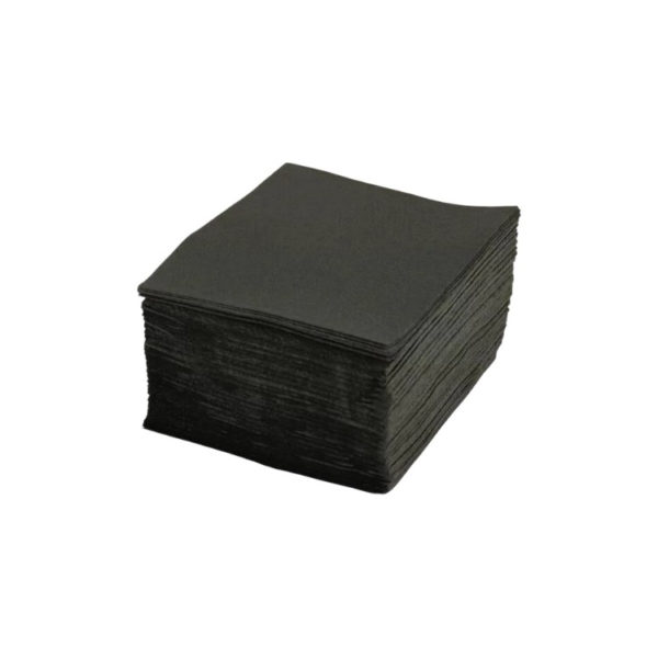 Papirnate serviete 2 sl 24×24 cm 250 l/pak, črni