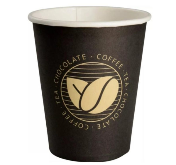 Papirnat kozarec 300 (340) ml d=90 mm 1-slojni Coffee SUP (50 kos/pak)