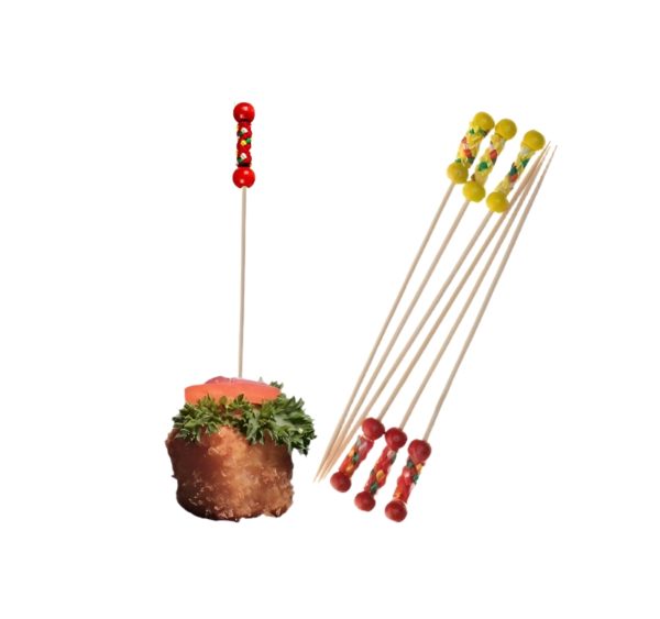 Nabodalo iz bambusa RIO Red 12cm 200 kos/pak