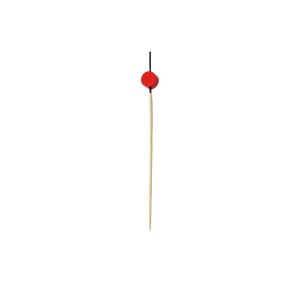 Nabodalo iz bambusa Red Disk 12cm 200 kos/pak