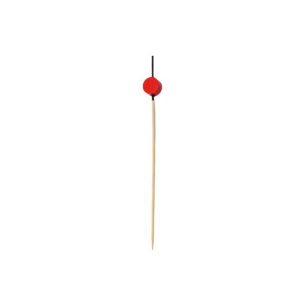 Nabodalo iz bambusa Red Disk 12cm 200 kos/pak