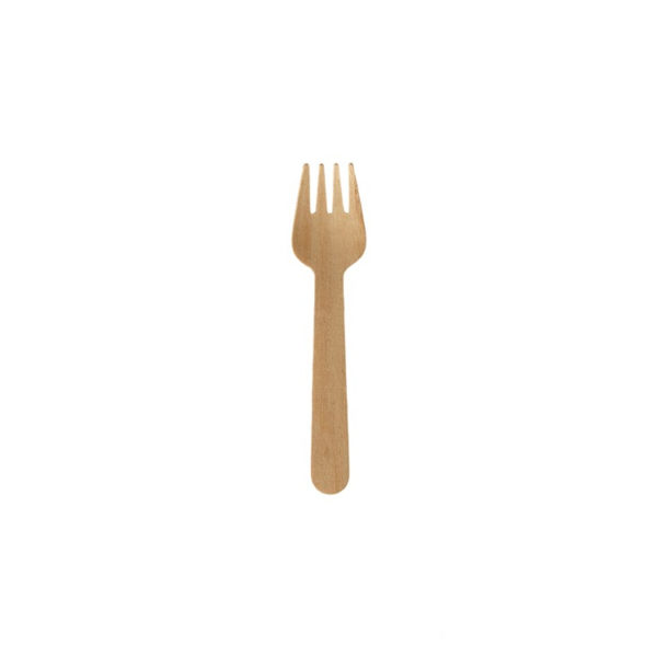 Mini vilice iz bambusa BAMBUS SNACK 9,5cm 100 kos
