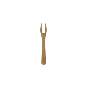Mini vilice iz bambusa TWIN 9 cm 50 kos (20 pack)