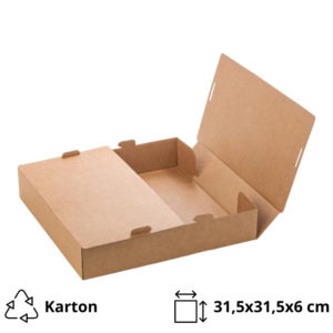 Škatla visoka za pito 315х315х60 mm valovit karton [5 kos/pak]