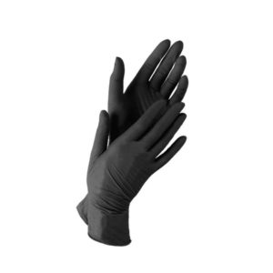 Rokavice nitril brez pudra 100 kos/pak črne XL