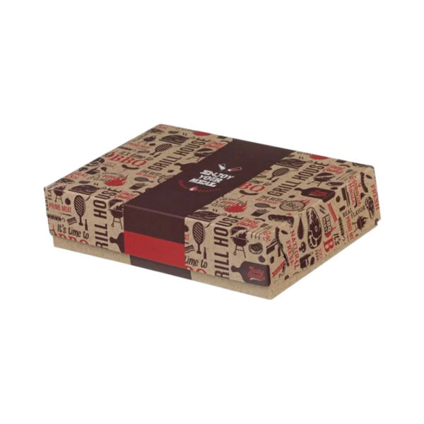 Papirnata posoda ENJOY GRILL, BBQ Aluminium 250x175x60 cm [4 kos/pak]