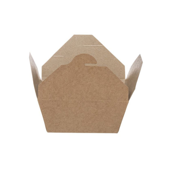 Papirnata škatla pravokotna 19,5х14х9 сm 3000 ml kraft (50 kos/pak)