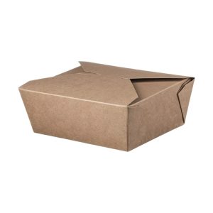Papirnata posoda 1400 ml 150x120x63 mm kraft 50 kos