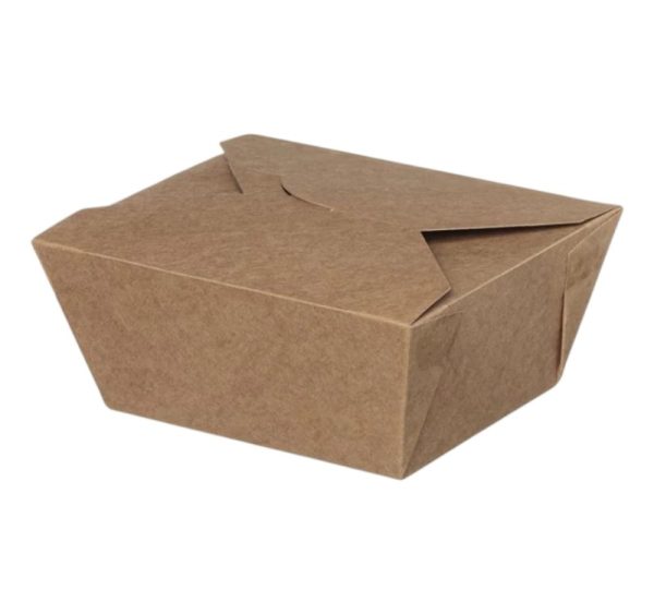 Papirnata posoda 3000 ml 195х140х90 mm kraft 50 kos