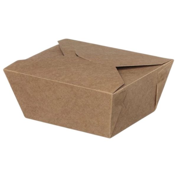 Papirnata posoda 3000 ml 195х140х90 mm kraft 50 kos