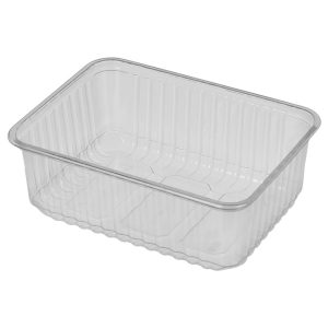 Posodica РР 1000 ml 179х132х63 mm prozorna , brez pokrova [50 kos/pak]