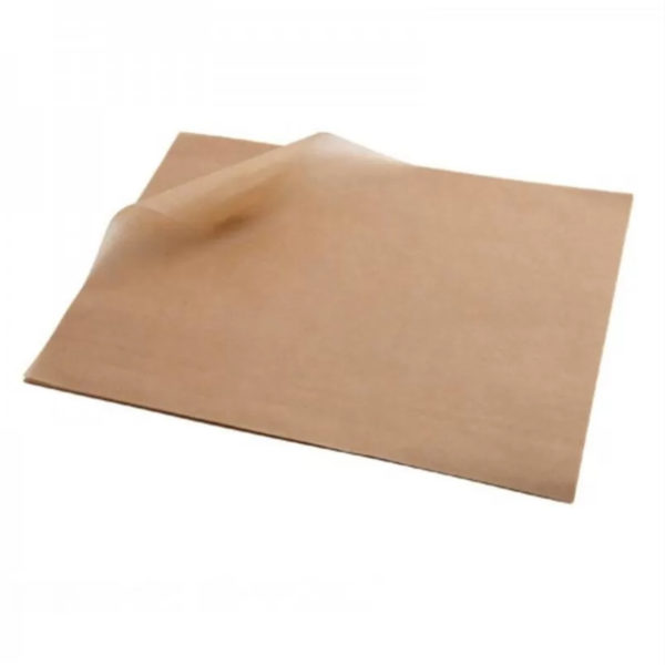 Ovojni papir za hamburgerje/ za pizzo 300×300 mm, kraft, 2850 kos/pak (2850 kos/pak)