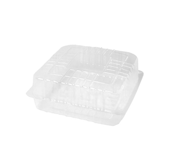 Posodica s pokrovom PET 195x195x70 mm prozorna [100 kos/pak]