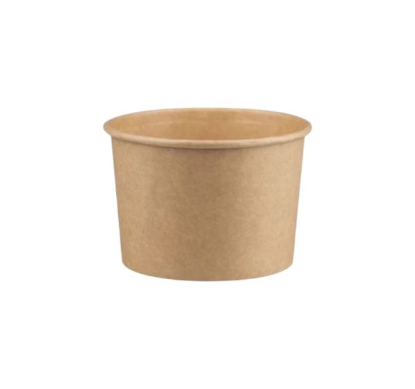 Papirnata posoda 500 ml d=115 mm h=78 mm, kraft, brez pokrova 50 kos