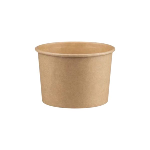 Papirnata posoda 500 ml d=115 mm h=78 mm, kraft, brez pokrova 50 kos